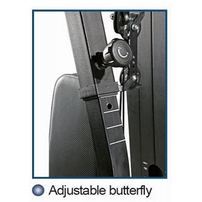 JX-DS915 Selectorized Multifunction Home Gym, Weight Stack Lat Pulldown/Low Row/Chest Press/Butterfly Machine