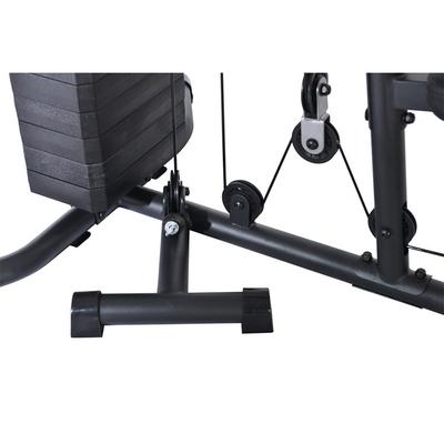 JX-187F Multifunction Weight Stack Machine, Selectorized Lat Pulldown, Low Row, Chest Press