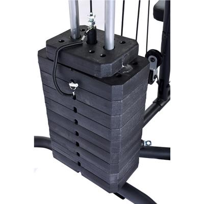 JX-187F Multifunction Weight Stack Machine, Selectorized Lat Pulldown, Low Row, Chest Press
