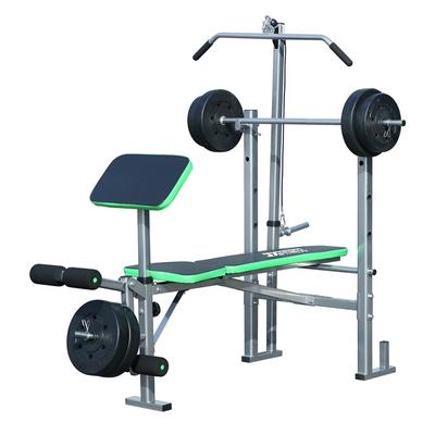 WM-203 Multi-use Adjustable Weight Bench with Low Row